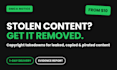 send dmca takedown notices to remove your stolen content