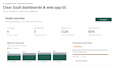 design saas dashboard and web app UI UX