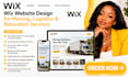 build wix moving service website logistics website household relocation website