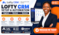 set up lofty crm lofty website design lofty website redesign lofty smart plan