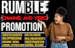 rumble promotion, rumble video SEO, rumble channel monetization, rumble views