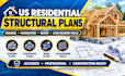 design US residential structural framing, foundation, beam plans