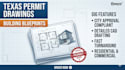 draft texas permit drawings and architectural blueprints