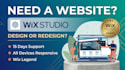 redesign, design wix website, wix website design and wix website redesign