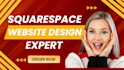 design a squarespace website that converts visitors into customers