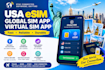 activate fast, reliable and durable USA esim, global sim app, virtual sim app