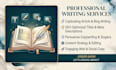 do professional social media writing and post