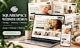 design squarespace theraphy website wellness med spa website squarespace booking