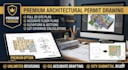 draw architectural permit drawings and residential site plan