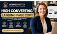 write high converting landing page copy, sales copy landing page copywriter