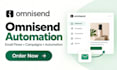 set up omnisend email automation, flows and ecommerce campaigns