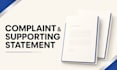 write a professional complaint and a detailed supporting statement