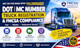 do mc number, dot, truck registration and fmcsa compliance