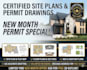 draw site plans and permit drawings