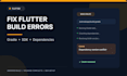 fix flutter android build, gradle and dependency errors
