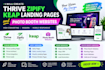 build thrive, zipify, keap and photo booth landing pages