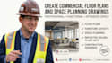create commercial floor plans and space planning drawings