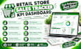create a retail store sales tracker and KPI dashboard