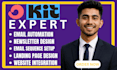 setup convertkit email  kit landing convert newsletter convertkit automation