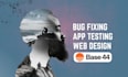 handle base44 bug fixing, base44 app testing and base44 website app design