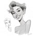 illustrate cartoon type protrait sketch