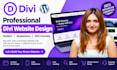build wordpress website using divi theme, divi 5 and divi builder