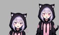 design chibi vtuber model anime art png vtuber live2d rigging