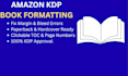format your amazon kdp paperback interior and fix errors