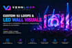 create vj loops led wall visuals and dj stage visuals