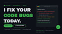 debug and fix your python, javascript or react bug today