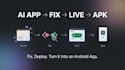 fix and deploy your ai web app to android apk