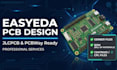 do pcb design in easyeda with jlcpcb and pcbway gerber files