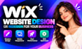 build wix website, design wix or redesign wix website for your business