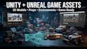 create unreal engine and unity game asset, 3d models, props and its environment
