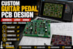 design custom guitar pedal pcb, schematic and gerber files