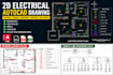 create professional electrical drawings in autocad 2d