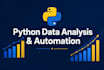 do python scripting, data analysis and automation