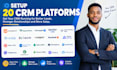 setup ecp, caspio, kustomer, opencrm, furious, firefish CRM