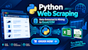 do python web scraping, data extraction, and scraping to excel