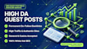 do high da guest posting and permanent SEO backlinks