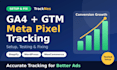 ga4, GTM and facebook pixel conversion tracking