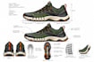 create shoe tech pack, sneaker tech pack, 3d footwear, hill custom shoe design