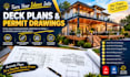 create deck permit drawings, deck plans and architectural plans