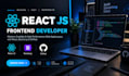 do website development as front end by using react js