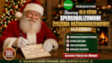 create a personalized santa claus christmas wish video