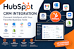 integrate hubspot crm with gmail outlook slack zoom wordpress shopify website