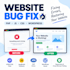 fix the bugs in websites