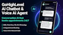 setup gohighlevel ai agent, ghl voice ai, and conversation ai chatbot