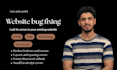 fix HTML, CSS and javascript bugs on your website