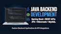 develop java backend applications and integrate apis